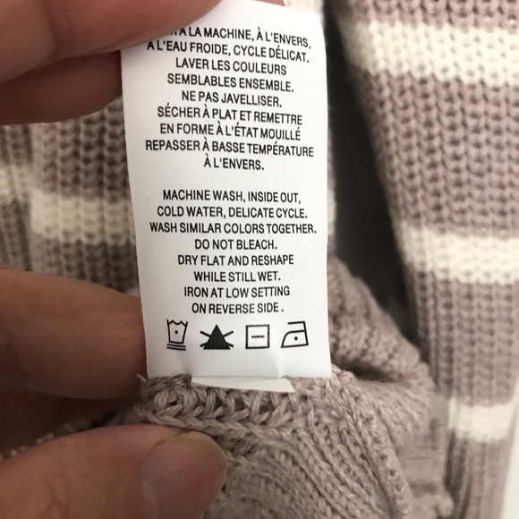 Cozy and Warm Striped Sweater New with Tags! - Picture 4 of 5